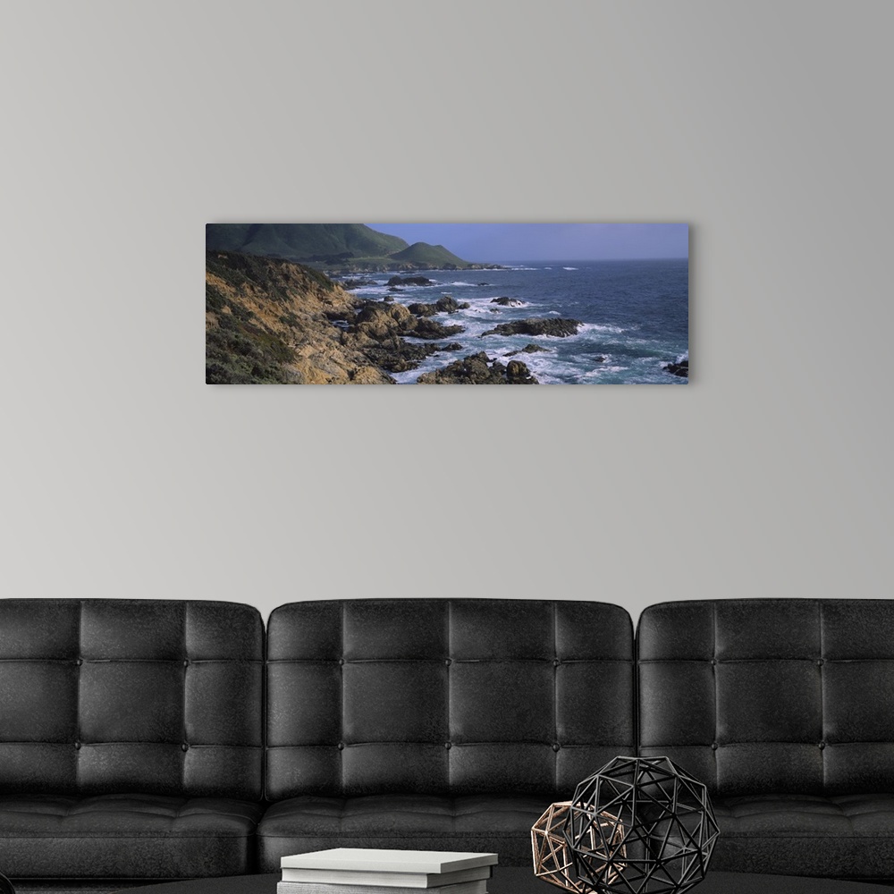 A modern room featuring Rock formations on the coast, Big Sur, Garrapata State Beach, Monterey Coast, California