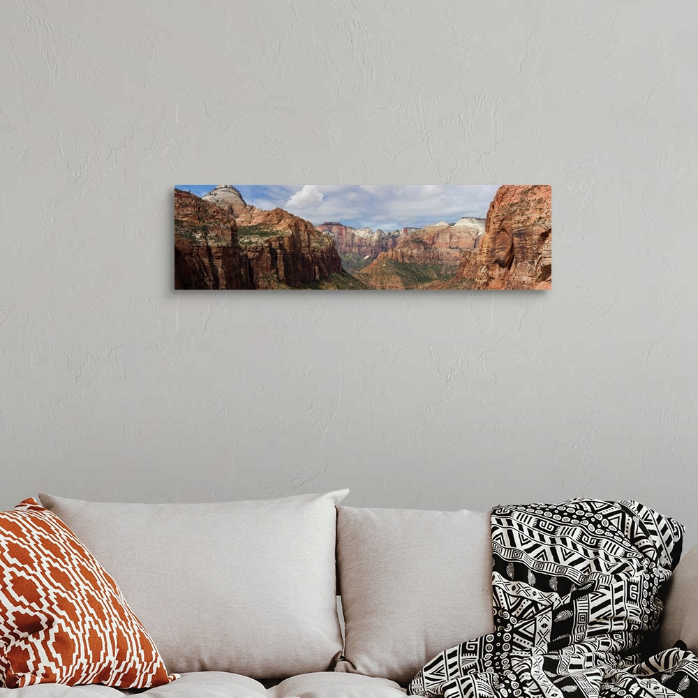 A bohemian room featuring Rock formations, Zion National Park, Nevada