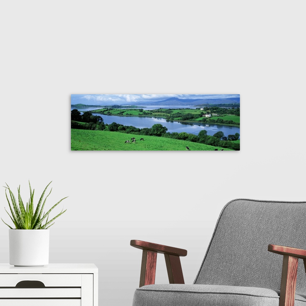 A modern room featuring Rolling green fields Bantry Bay Cork Co Ireland
