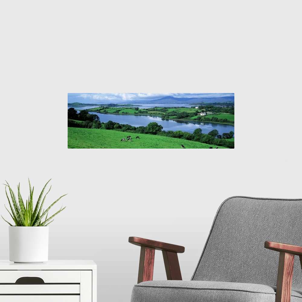 A modern room featuring Rolling green fields Bantry Bay Cork Co Ireland