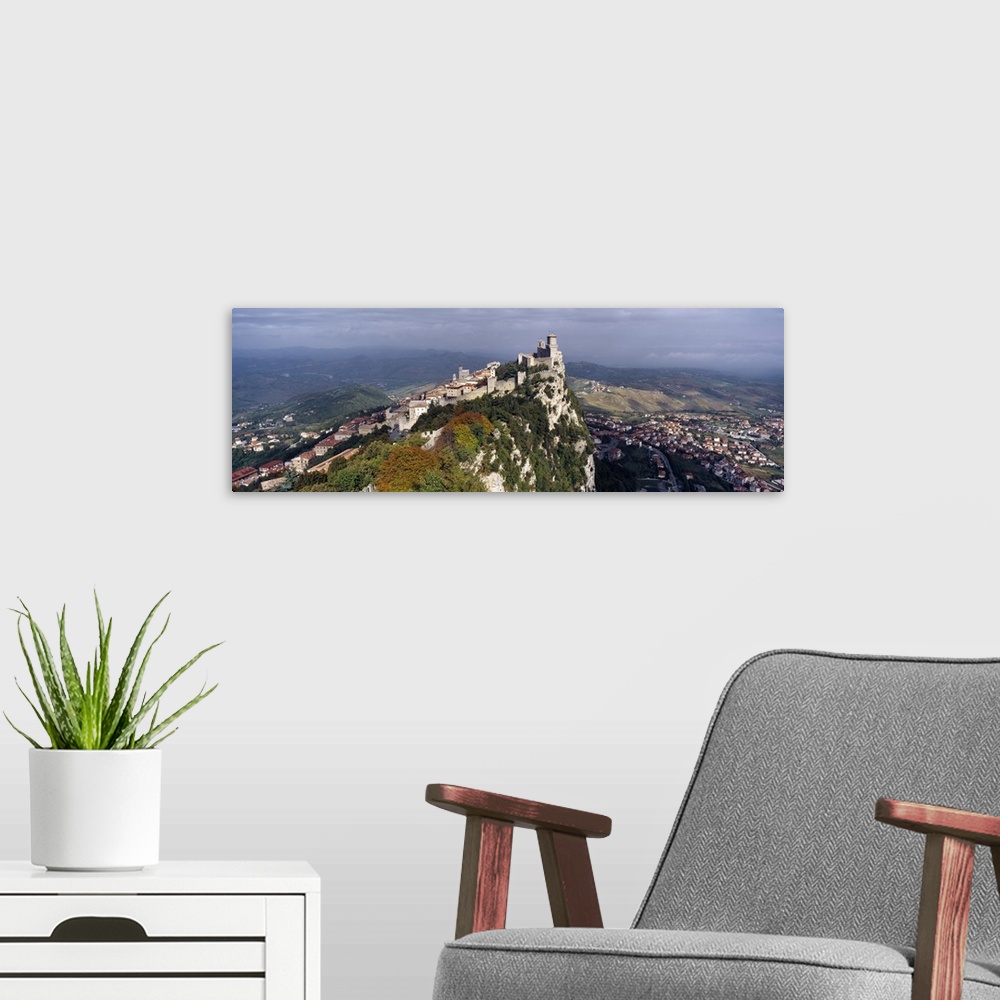 A modern room featuring San Marino