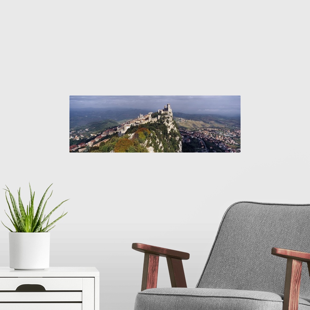A modern room featuring San Marino