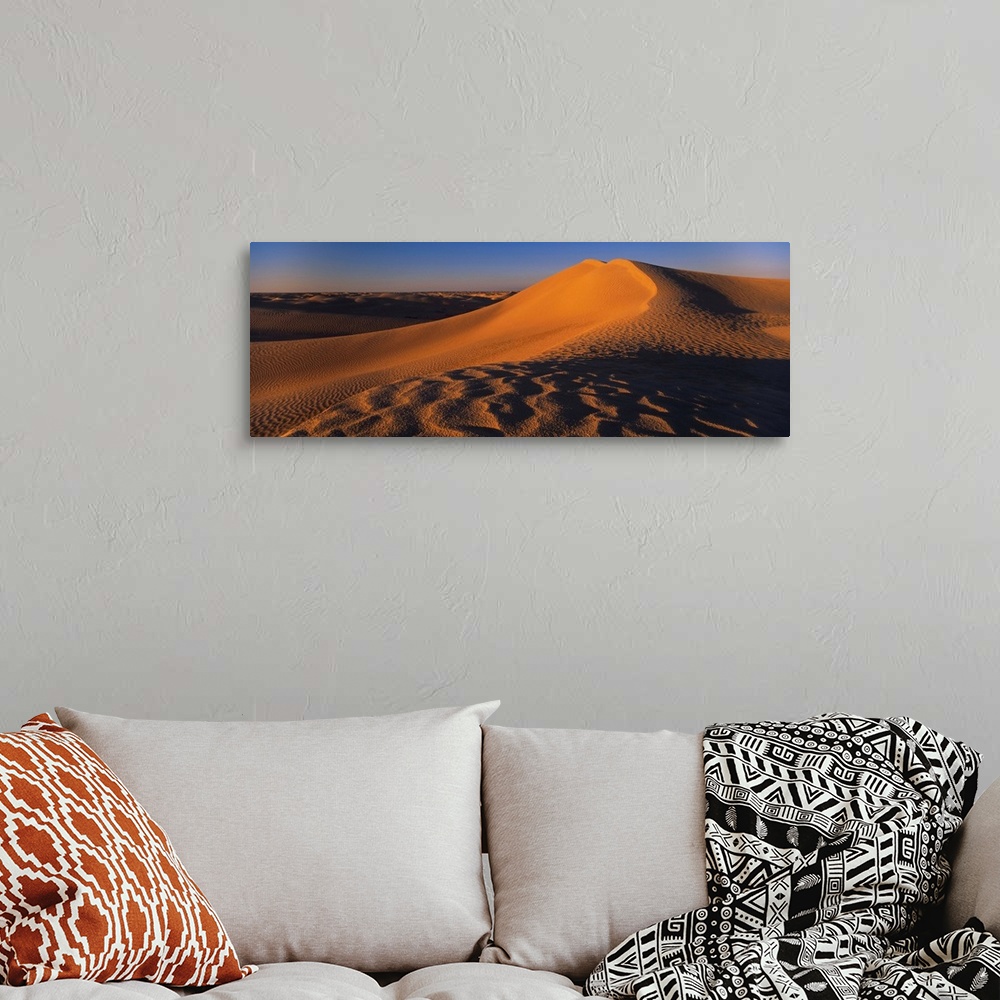 A bohemian room featuring Crest of a sand dune, Douz area, Tunisia