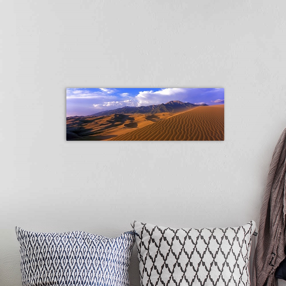 A bohemian room featuring Sand dunes in a desert, Great Sand Dunes National Park, Colorado, USA