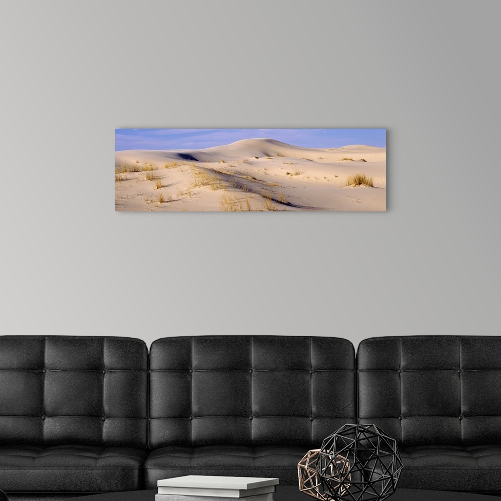 A modern room featuring Sand dunes Monahans Sandhills State Park TX