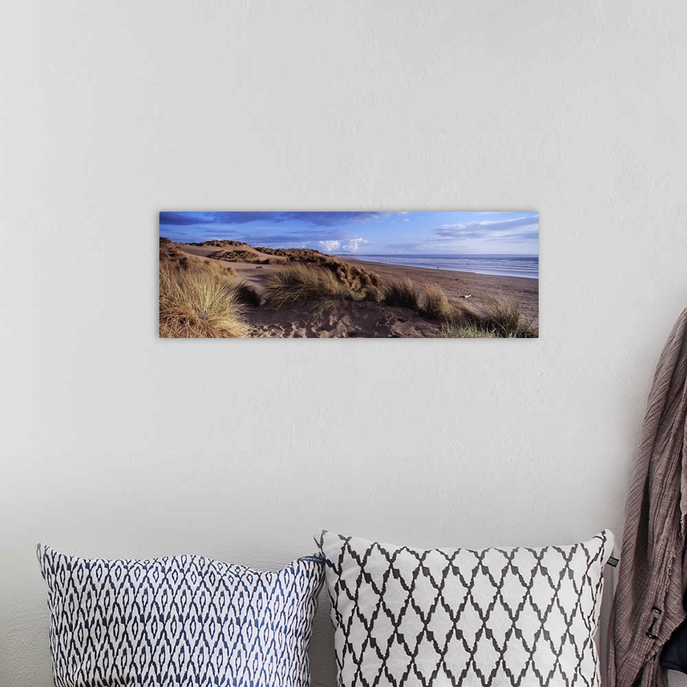 A bohemian room featuring Sand dunes on the beach Saunton Sands Saunton North Devon Devon England