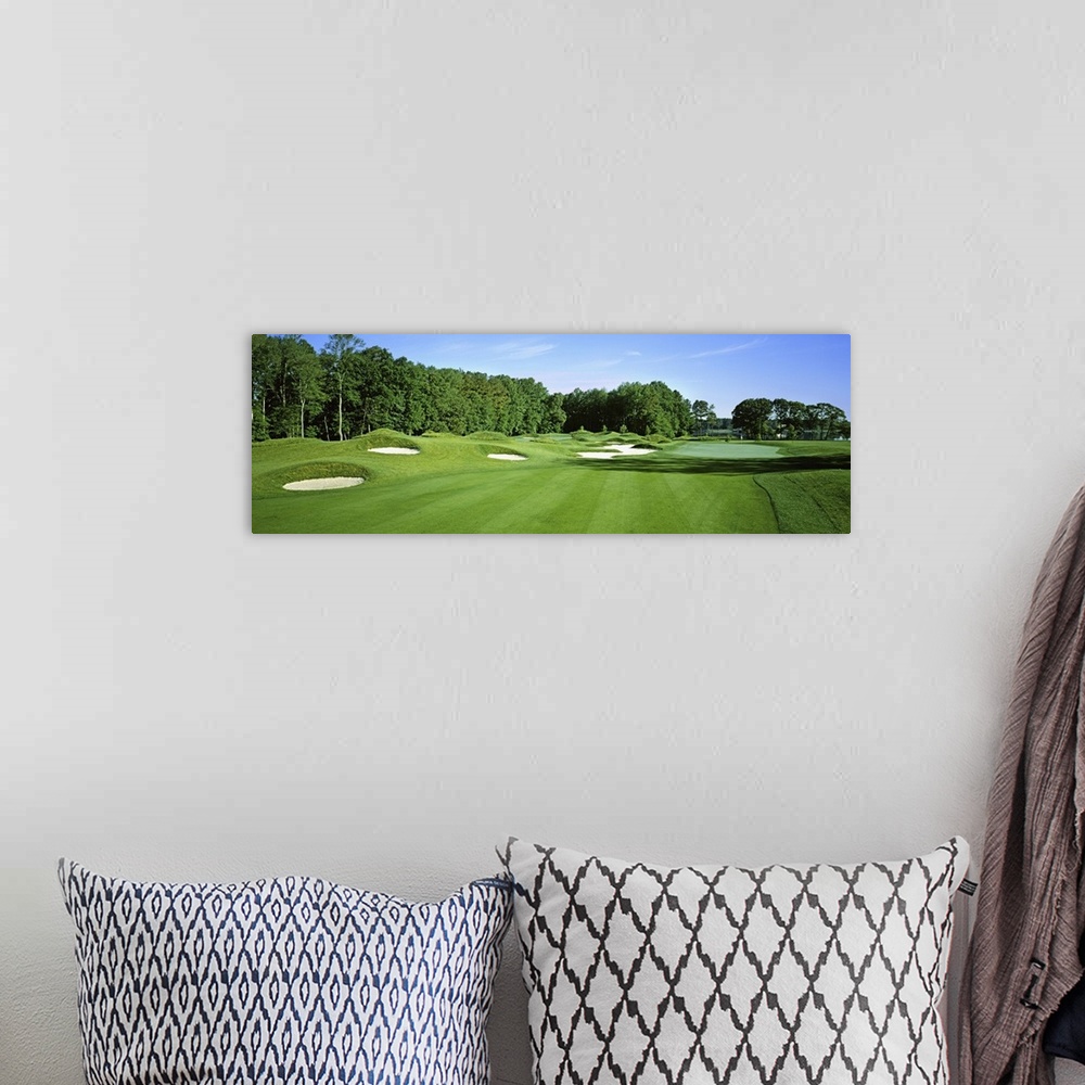 A bohemian room featuring Sand traps in a golf course, River Run Golf Course, Berlin, Worcester County, Maryland
