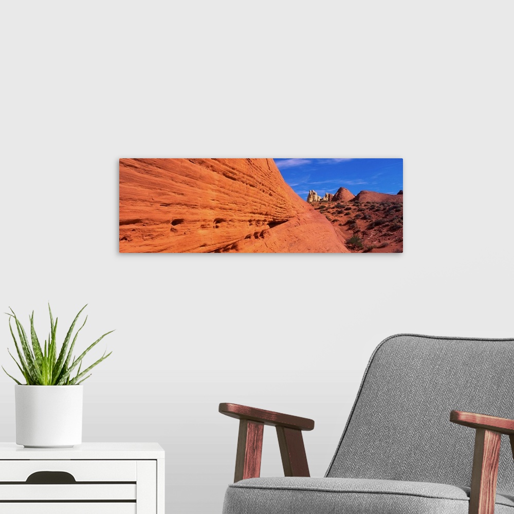 A modern room featuring Sandstone Cliff Valley of Fire NV