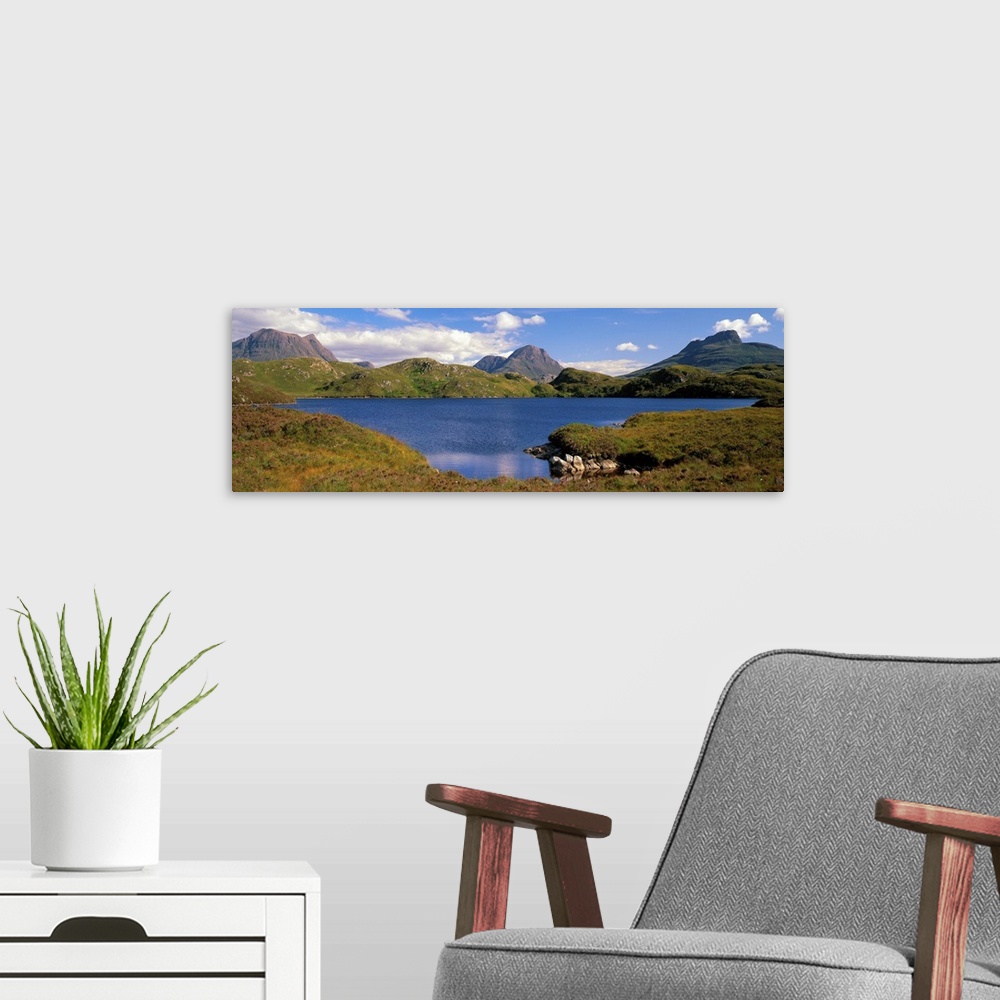 A modern room featuring Scottish landscape Northwest Highlands Scotland