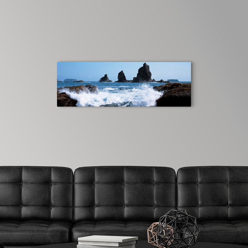 A modern room featuring Sea Stacks Olympic National Park WA