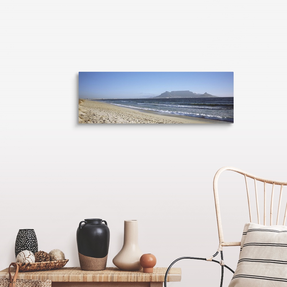 A farmhouse room featuring Sea with Table Mountain in the background Bloubergstrand Cape Town Western Cape Province South Af...