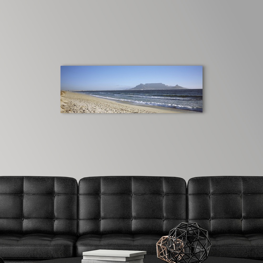 A modern room featuring Sea with Table Mountain in the background Bloubergstrand Cape Town Western Cape Province South Af...