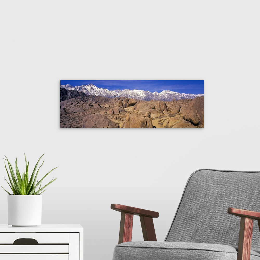 A modern room featuring Sierra Mountains Owens Valley CA