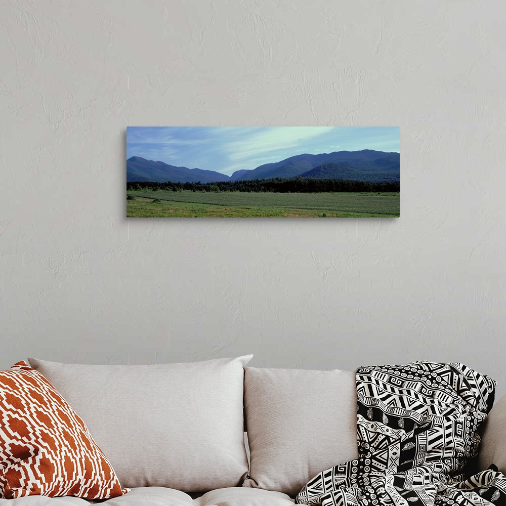 A bohemian room featuring Silhouette of mountains, Sawtooth Mountains, Lake Placid, New York