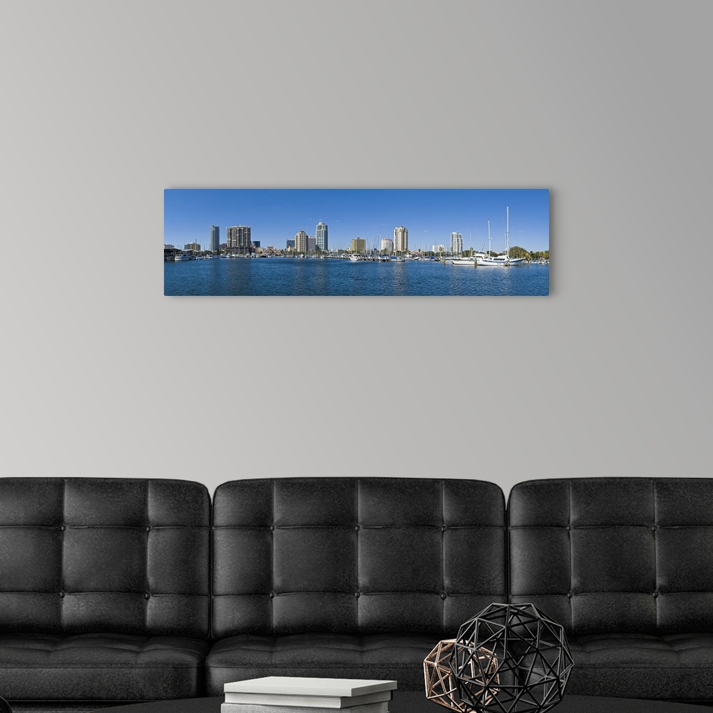 A modern room featuring Skyline at the waterfront, St. Petersburg, Pinellas County, Florida