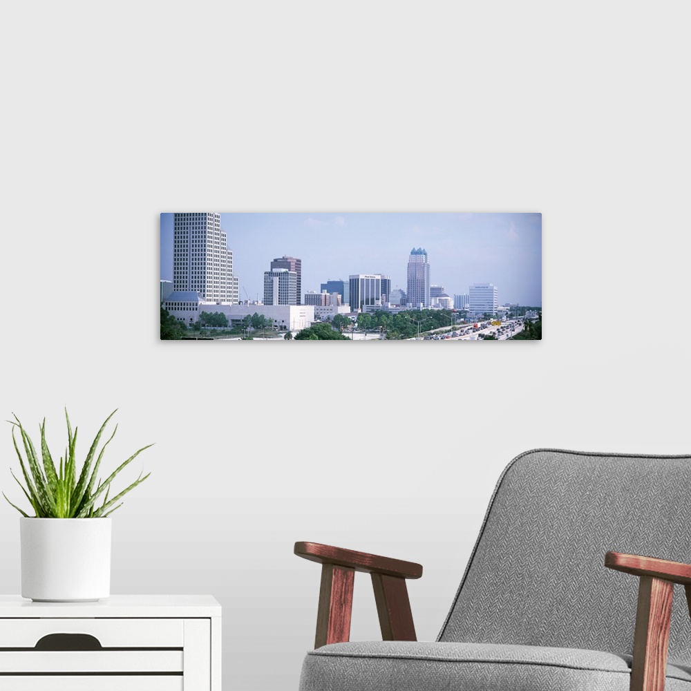 A modern room featuring Skyline & Interstate 4 Orlando FL