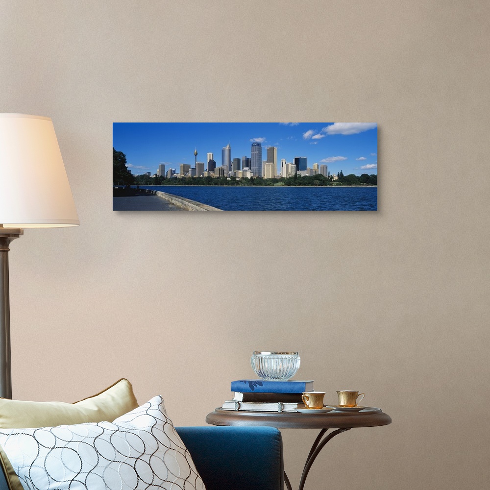 A traditional room featuring Skyscrapers along a waterfront, Sydney, Australia