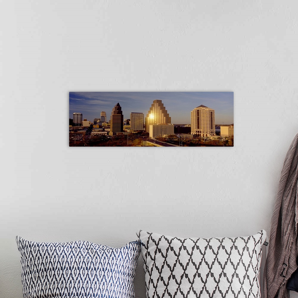 A bohemian room featuring Skyscrapers in a city, Austin, Texas