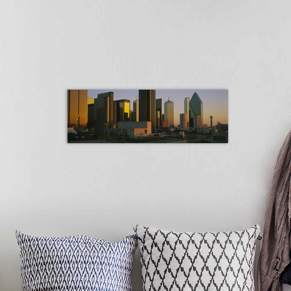 A bohemian room featuring Skyscrapers in a city, Dallas, Texas