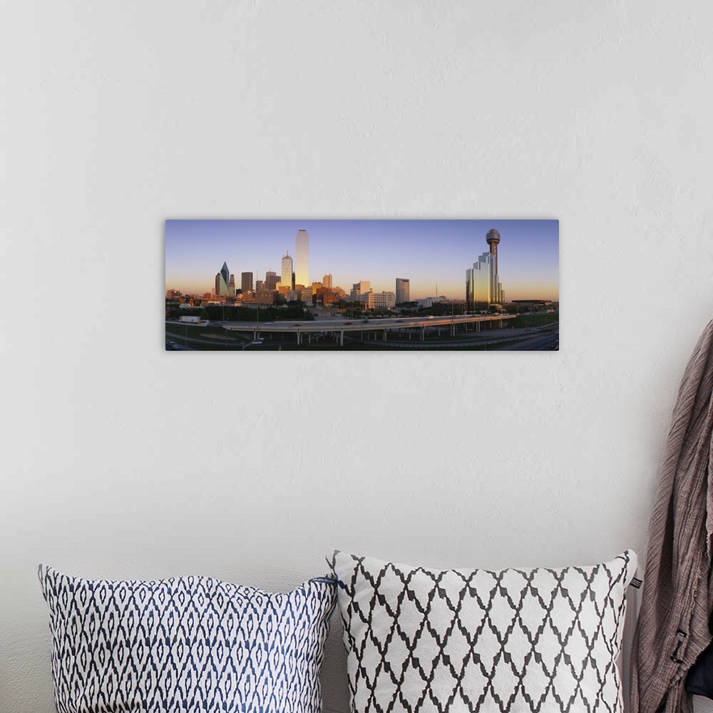 A bohemian room featuring Skyscrapers in a city, Dallas, Texas