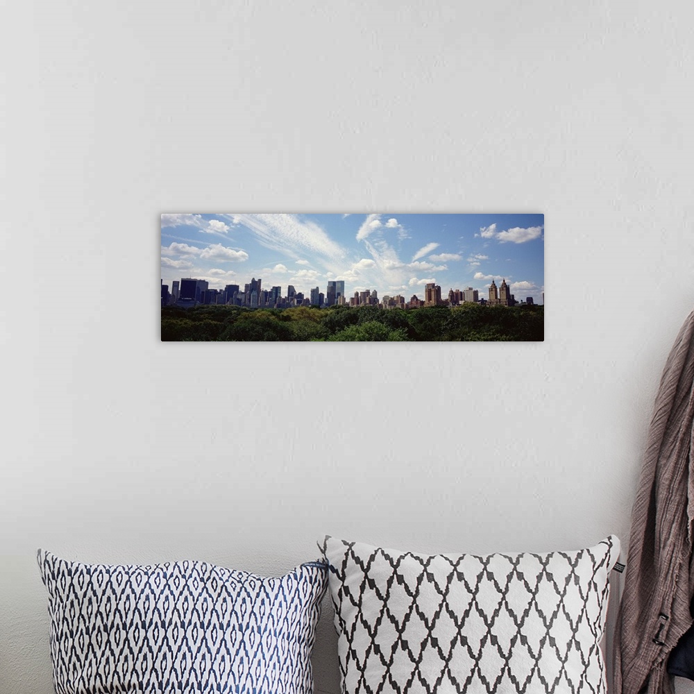A bohemian room featuring Skyscrapers in a city, Manhattan, New York City, New York State