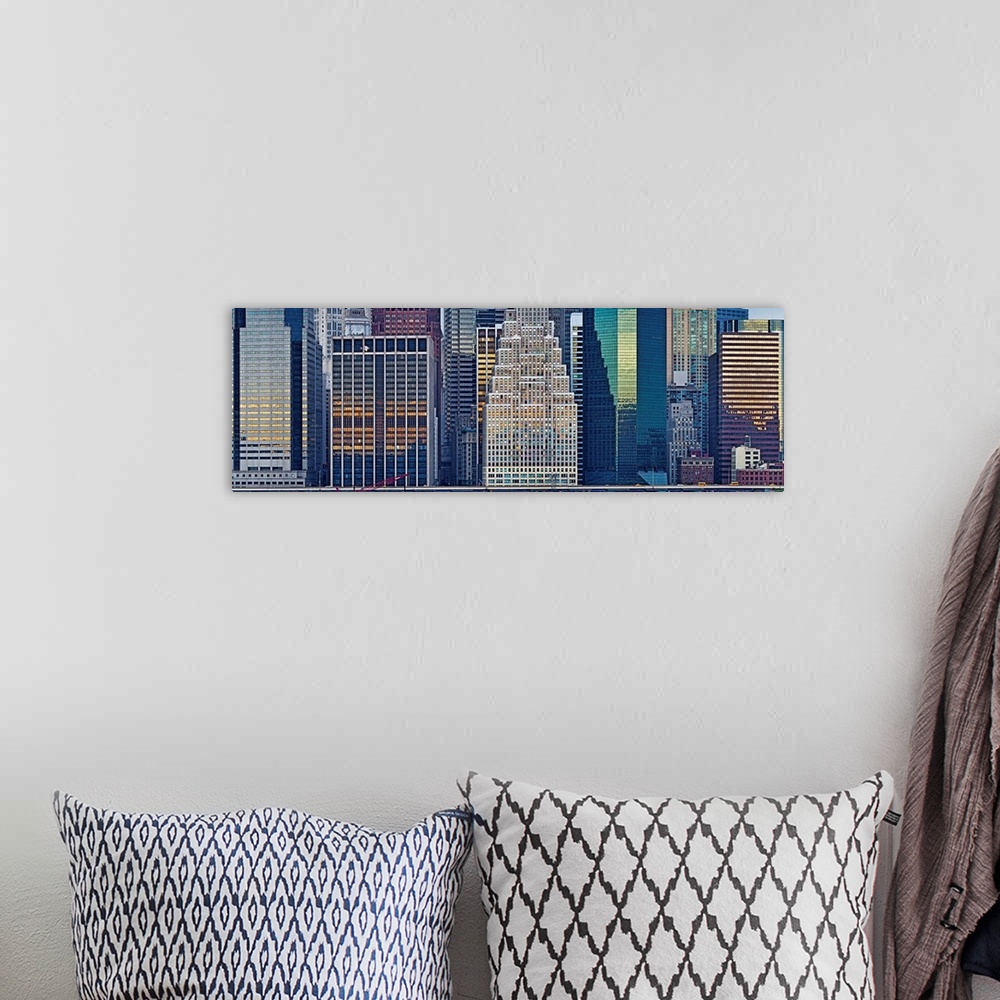 A bohemian room featuring Skyscrapers in a city, New York City, New York State