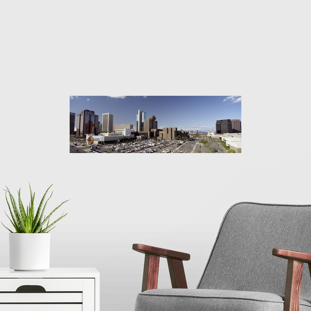 A modern room featuring Skyscrapers in a city, Phoenix, Maricopa County, Arizona