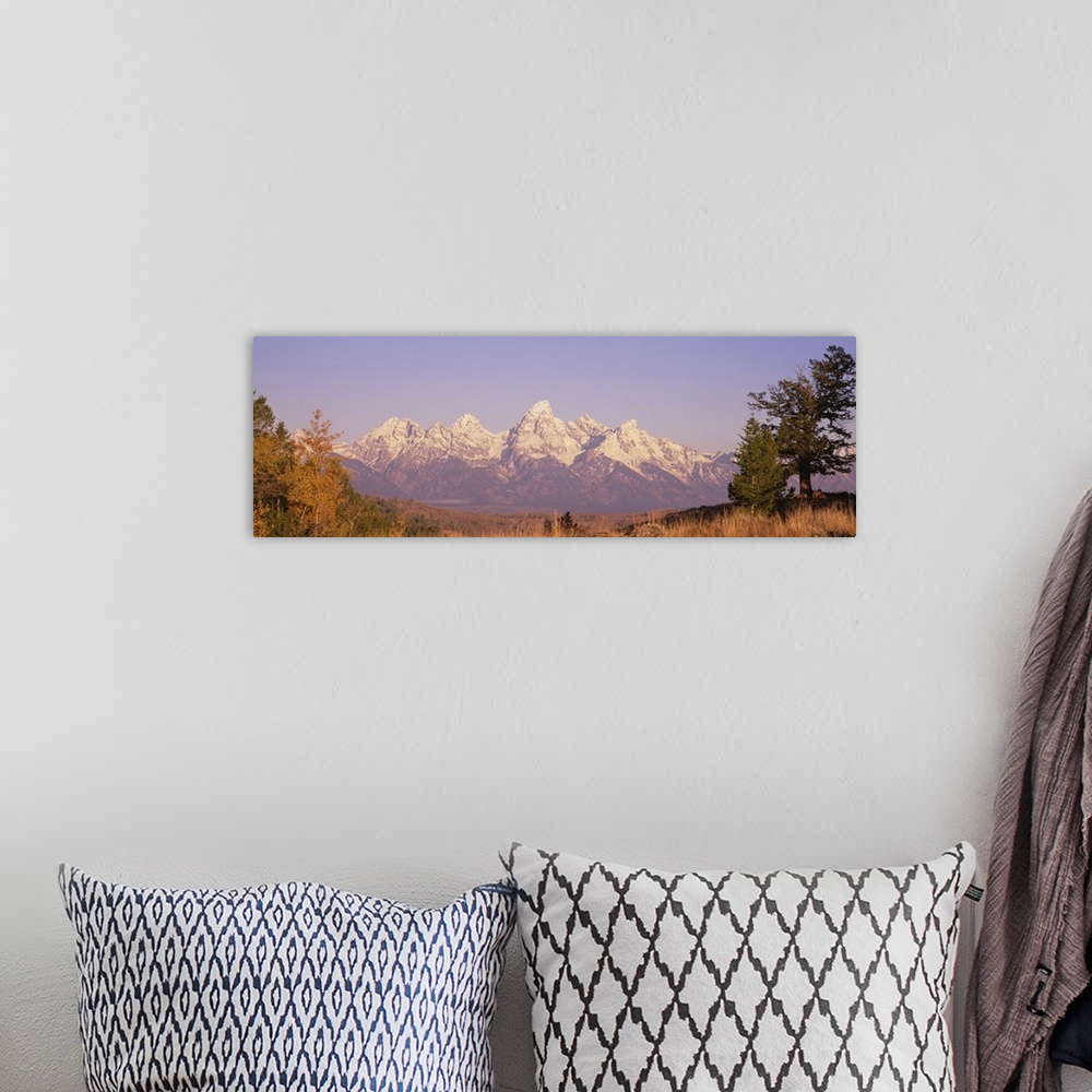 A bohemian room featuring Snowcapped mountains, Grand Teton National Park, Wyoming