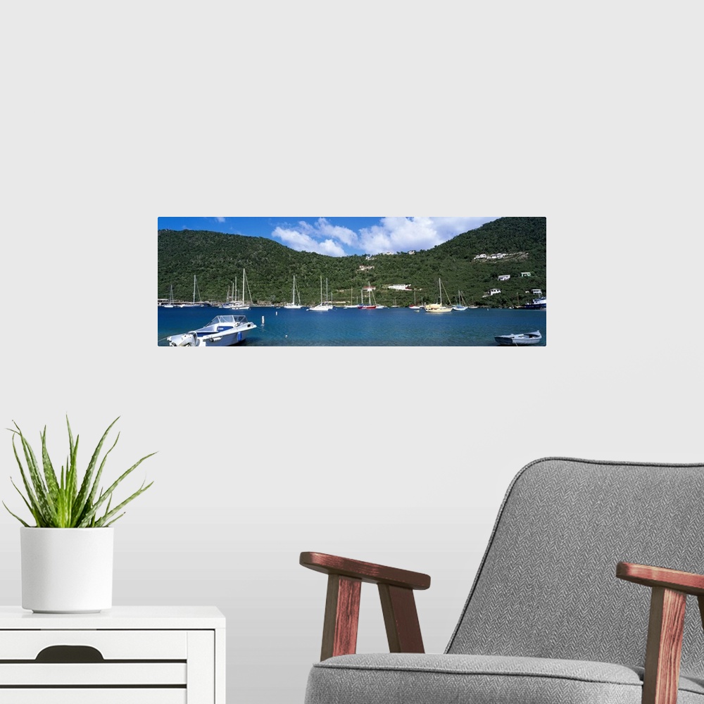 A modern room featuring Sopers Hole Tortola British Virgin Islands