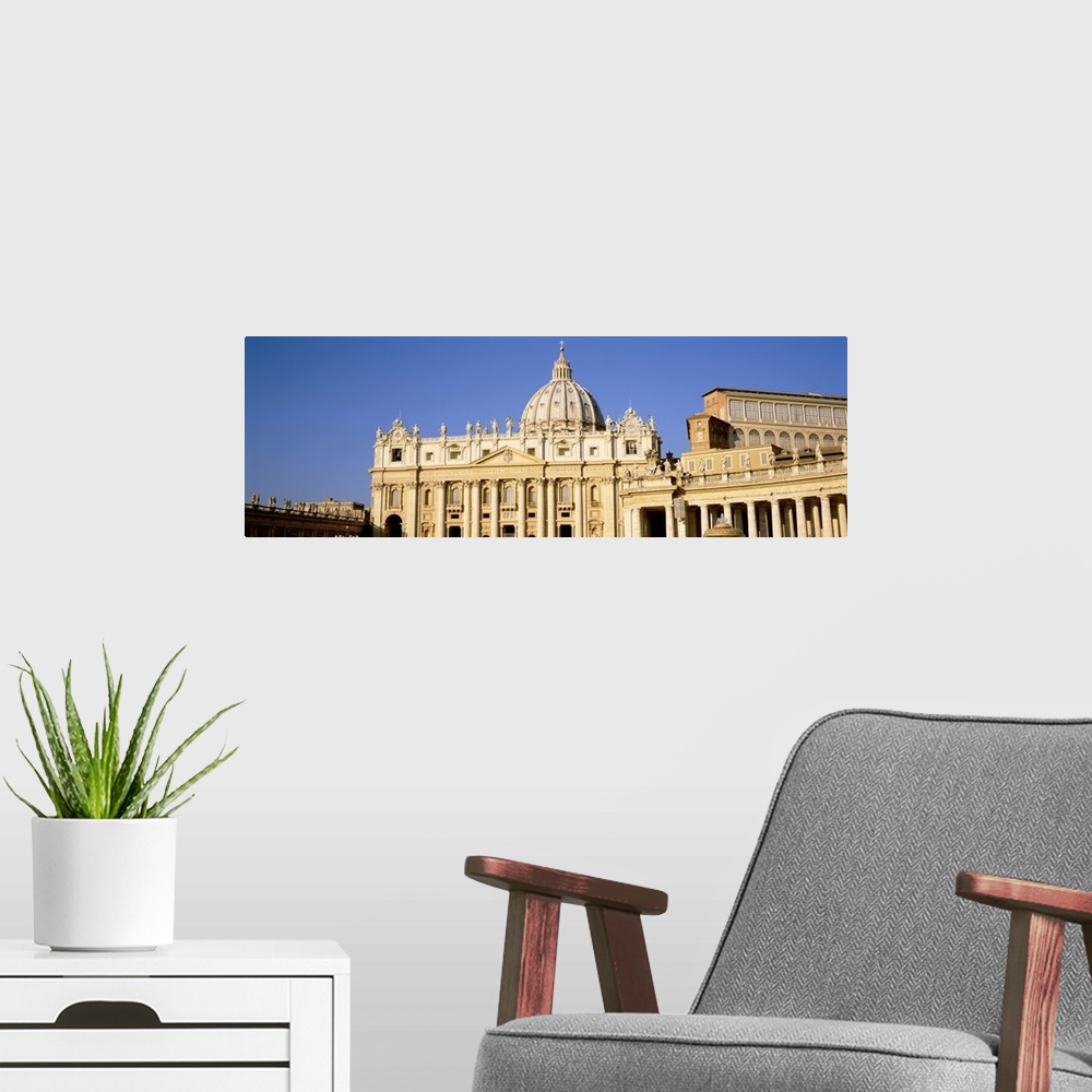A modern room featuring St Peters Basilica Vatican City Rome Italy