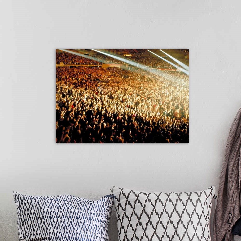A bohemian room featuring Stadium crowd Chicago IL USA