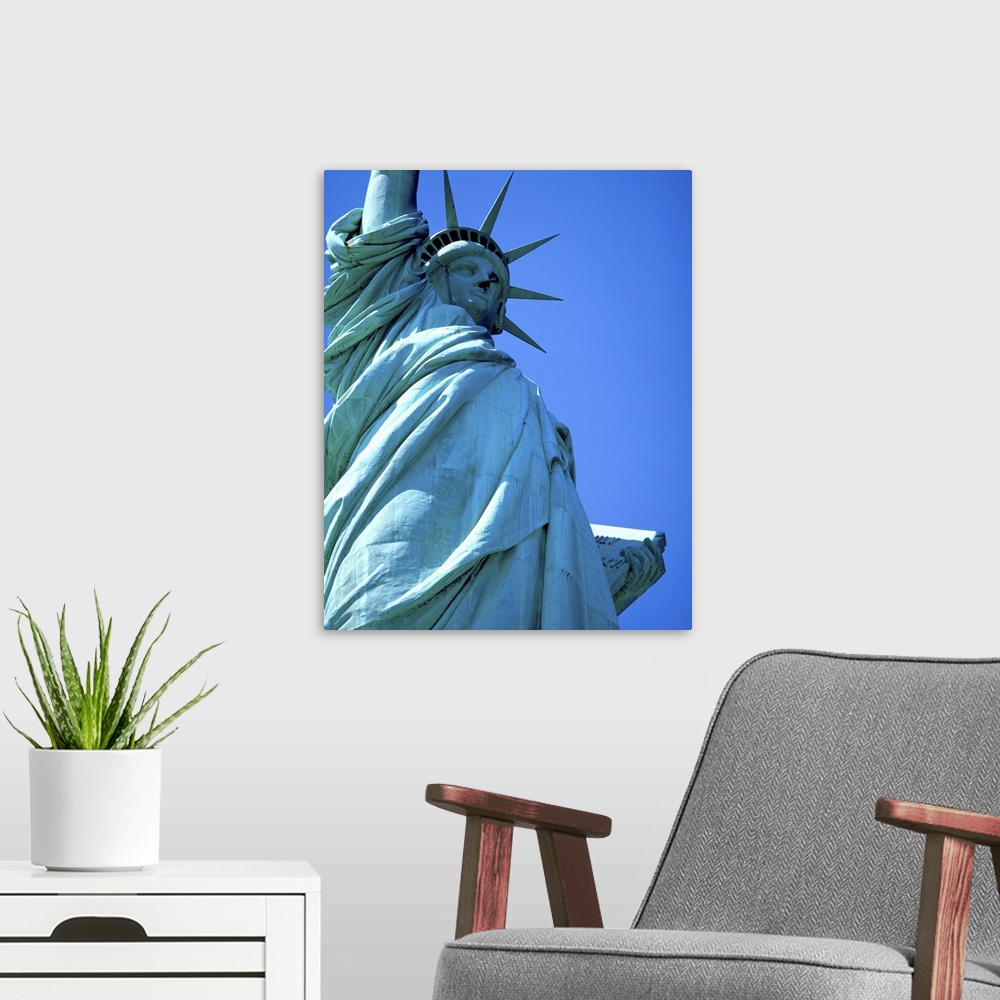 A modern room featuring Statue of Liberty New York NY