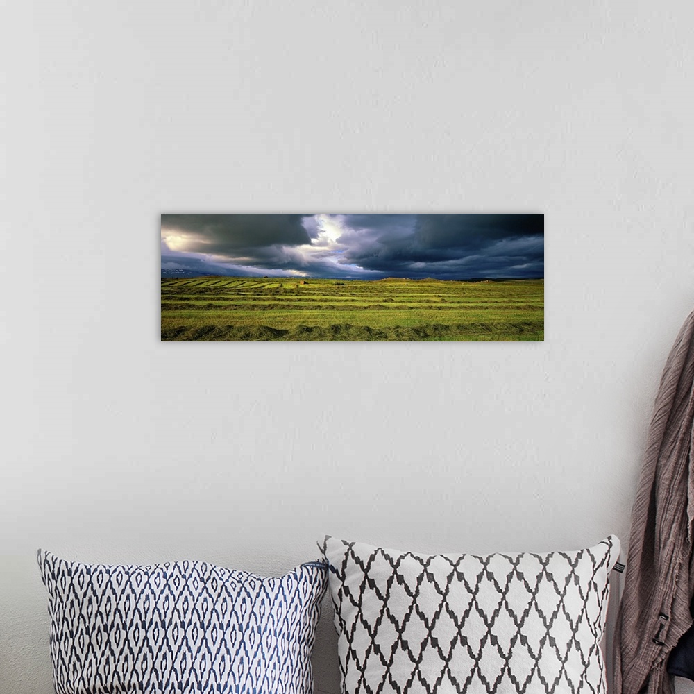 A bohemian room featuring Storm Clouds Iceland