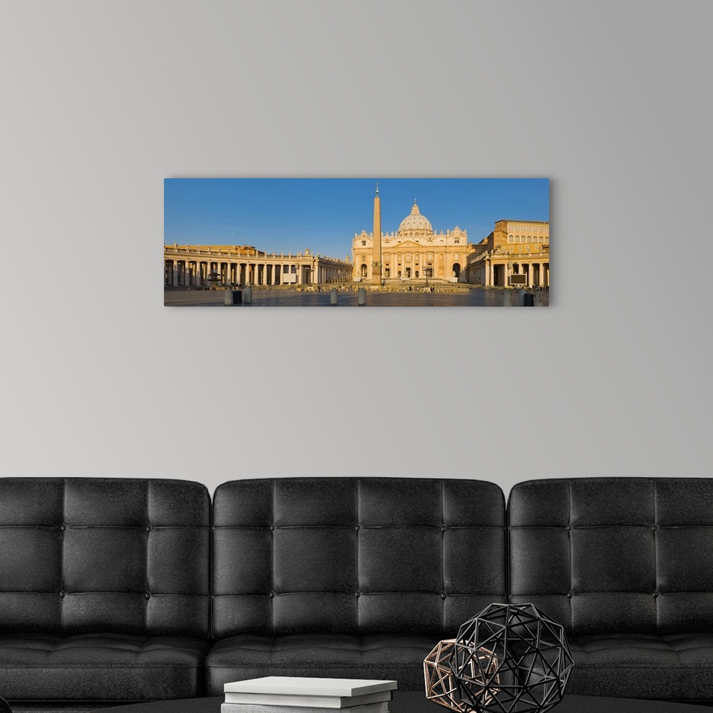 A modern room featuring Sunlight falling on a basilica St. Peters Basilica St. Peters Square Vatican city Rome Lazio Italy