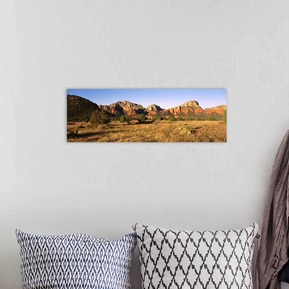 A bohemian room featuring Sunrise Brins Mesa Secret Mountain Wilderness Area Sedona AZ