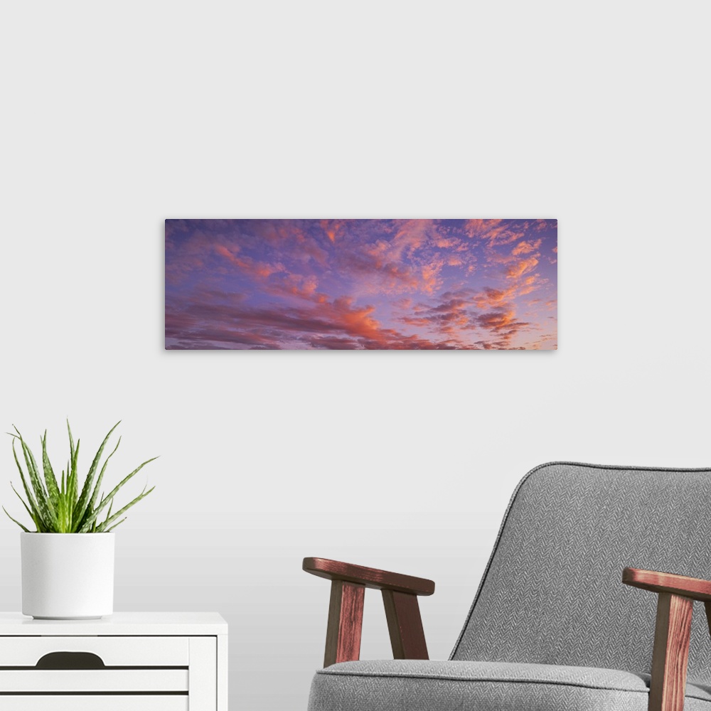 A modern room featuring Sunrise w/Clouds Carefree AZ
