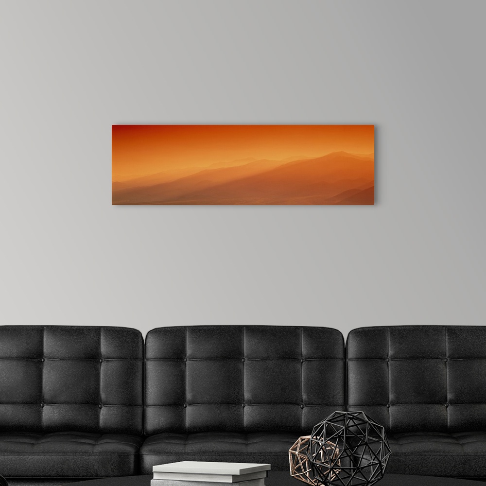 A modern room featuring Sunset