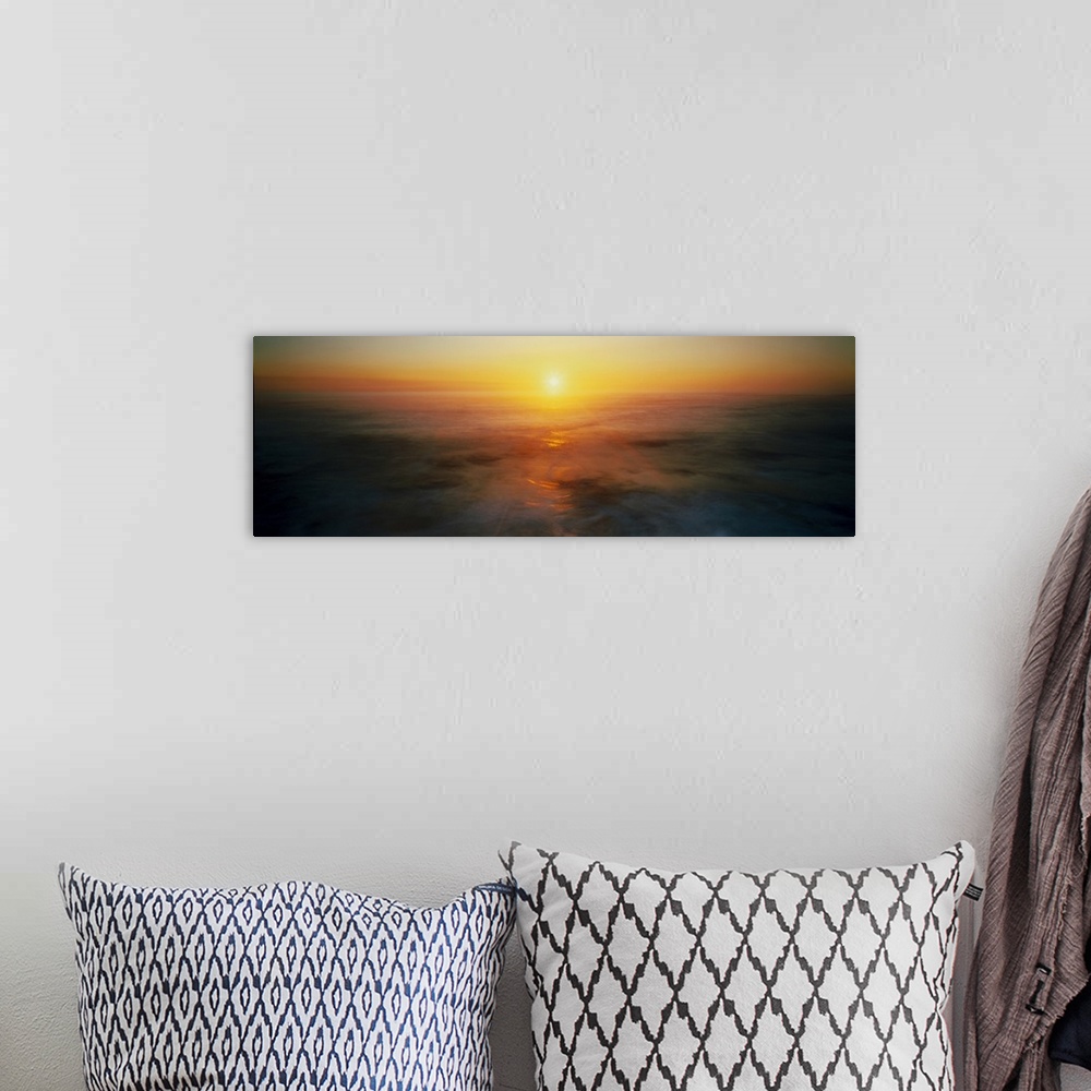 A bohemian room featuring Sunset OR