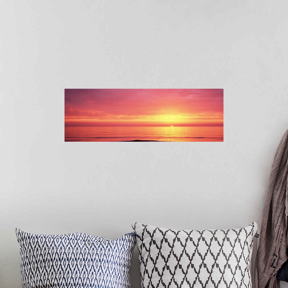 A bohemian room featuring Sunset over the sea, Venice Beach, Sarasota, Florida