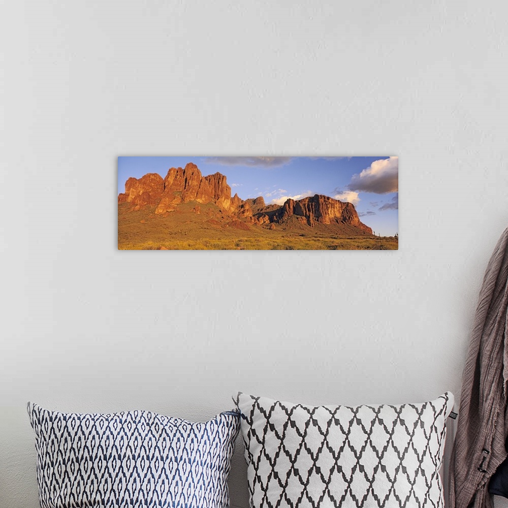 A bohemian room featuring Sunset Superstition Mountains Tonto National Forest Lost Dutchman State Park AZ