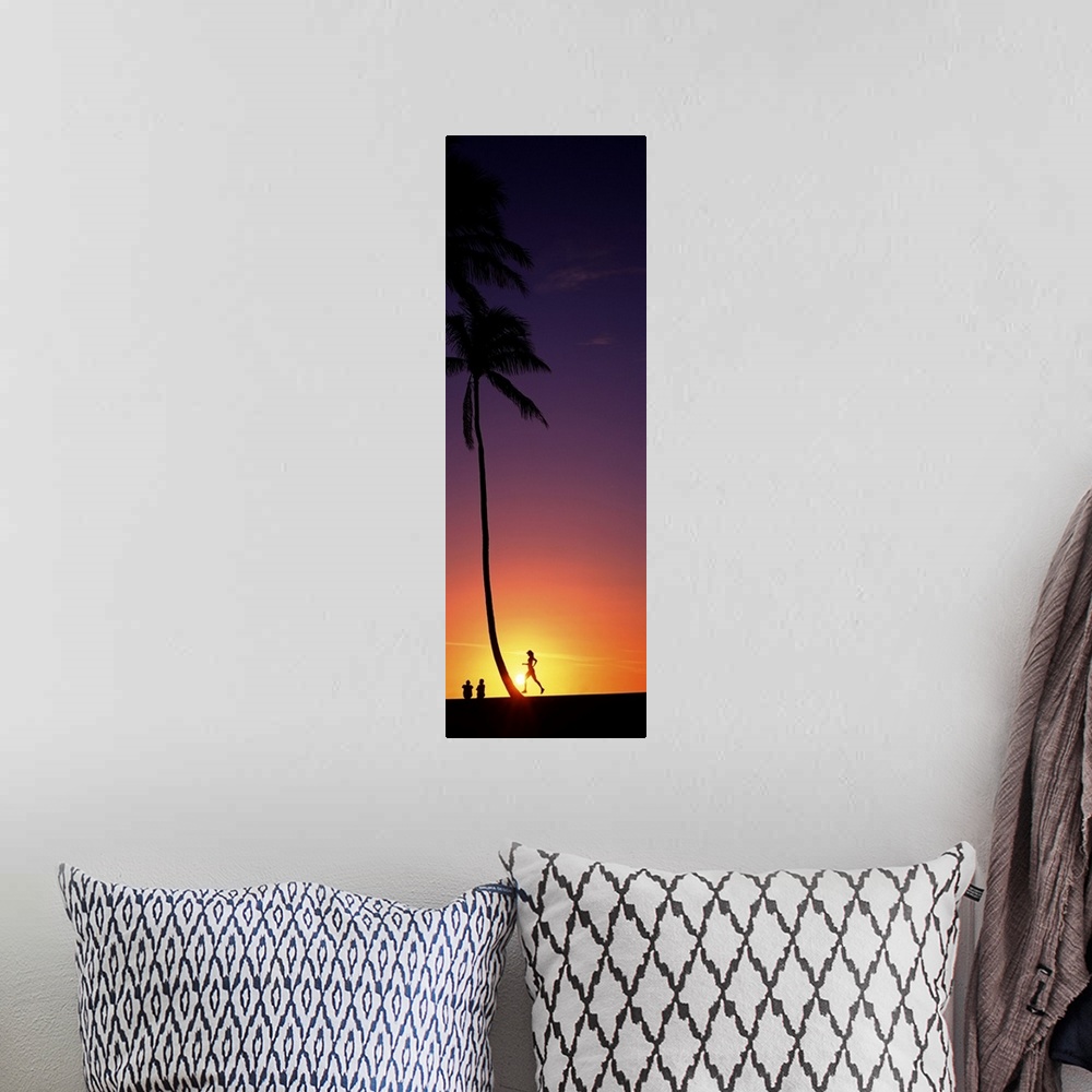 A bohemian room featuring Sunset With Runner HI