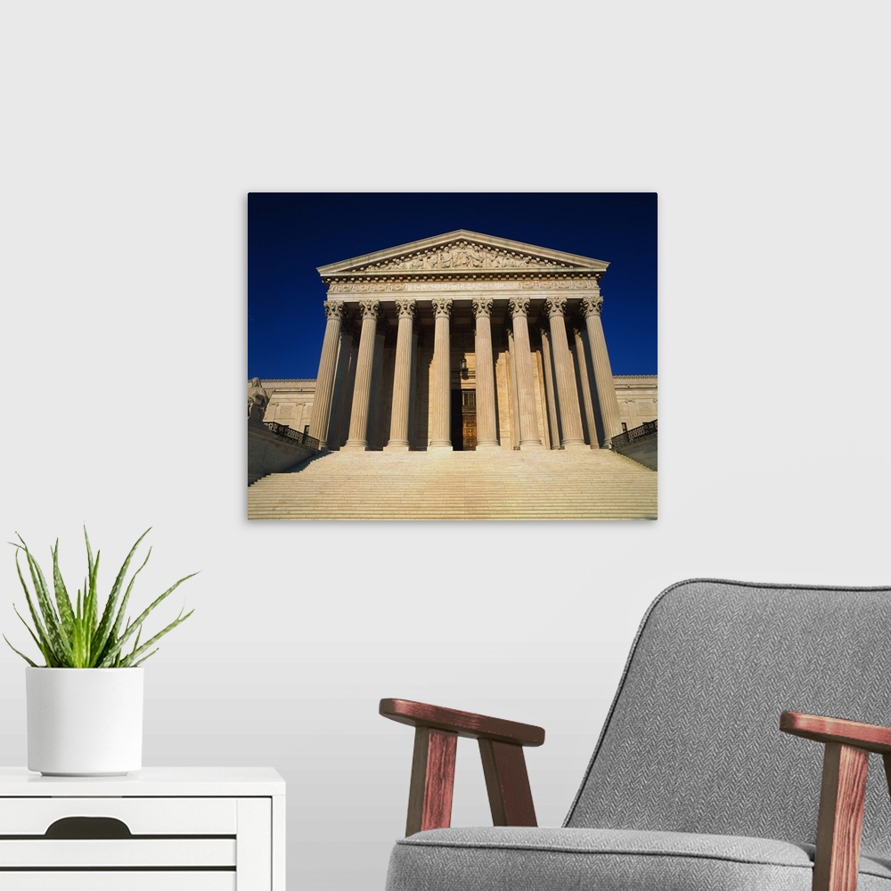 A modern room featuring Supreme Court Washington DC