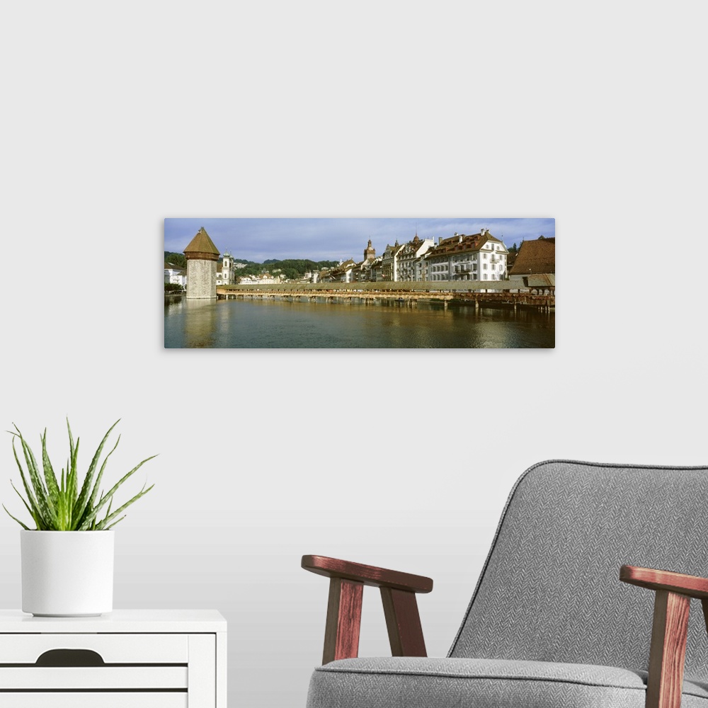 A modern room featuring Switzerland, Luzern, Chapel Bridge