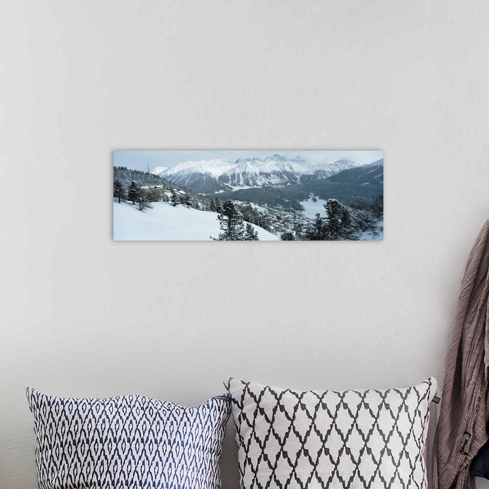 A bohemian room featuring Switzerland, St Moritz, winter