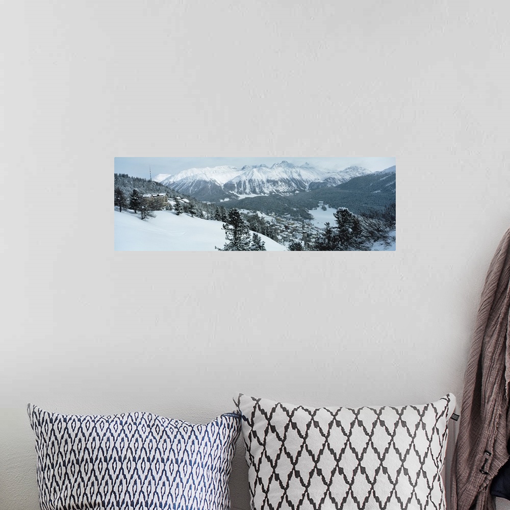 A bohemian room featuring Switzerland, St Moritz, winter