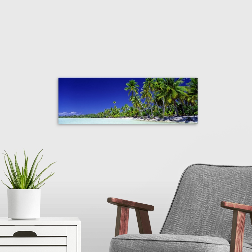 A modern room featuring Tahiti, Bora Bora