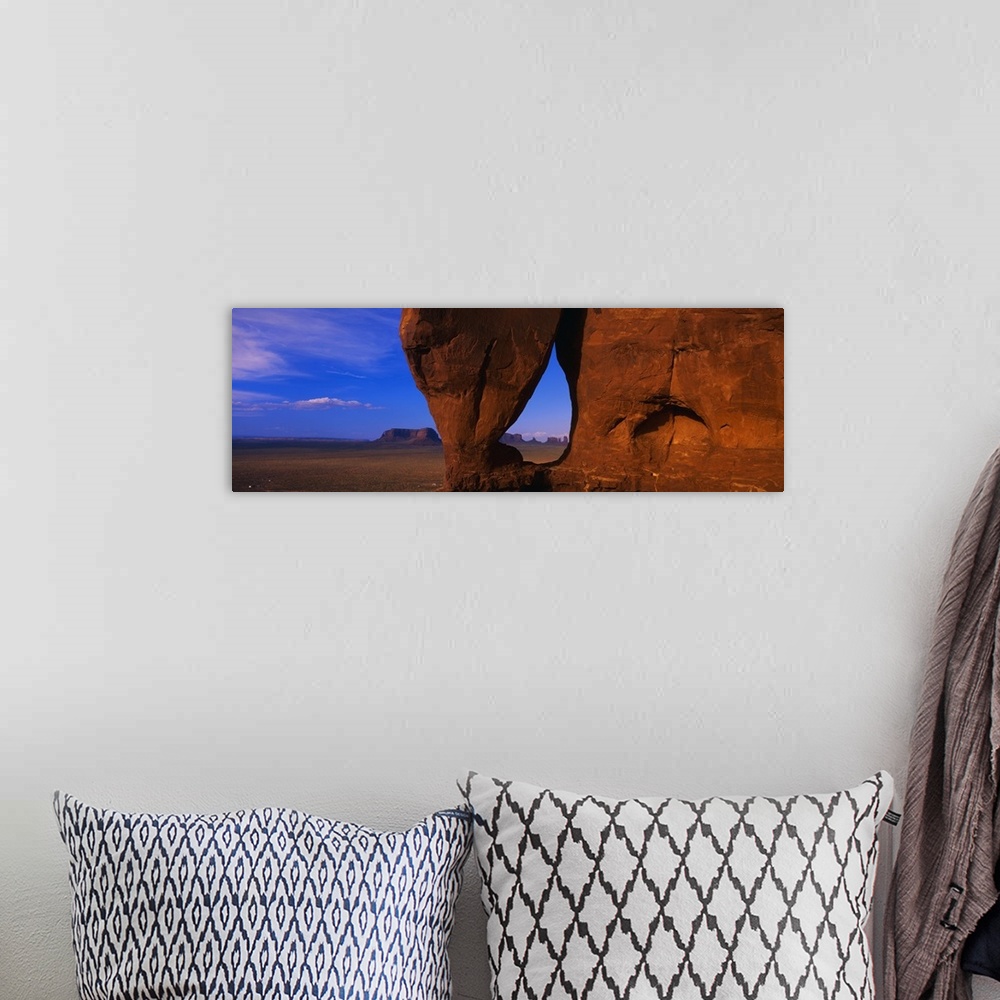 A bohemian room featuring Teardrop Window Monument Valley AZ