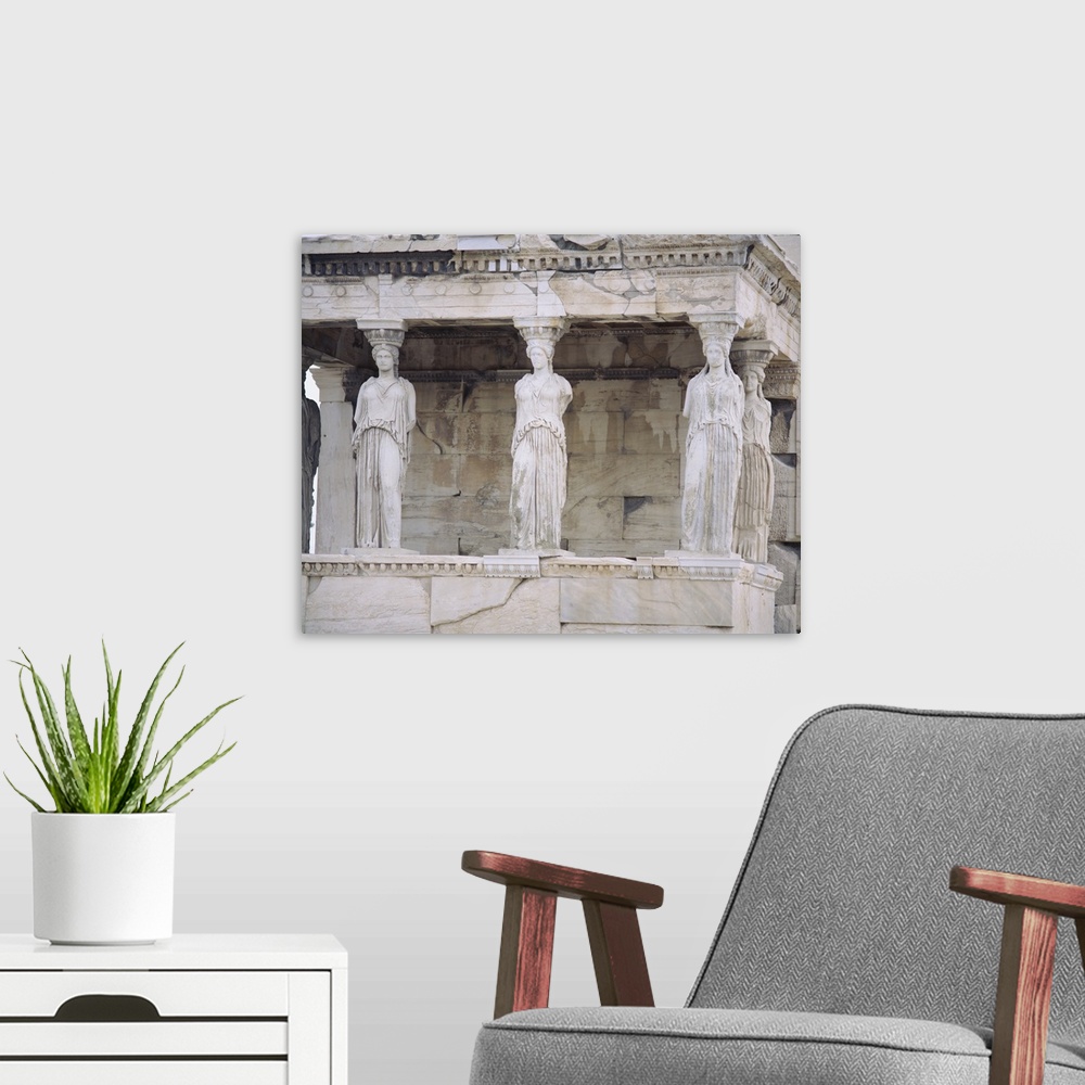 A modern room featuring Temple of Athena Nike Erectheum Acropolis Athens Greece