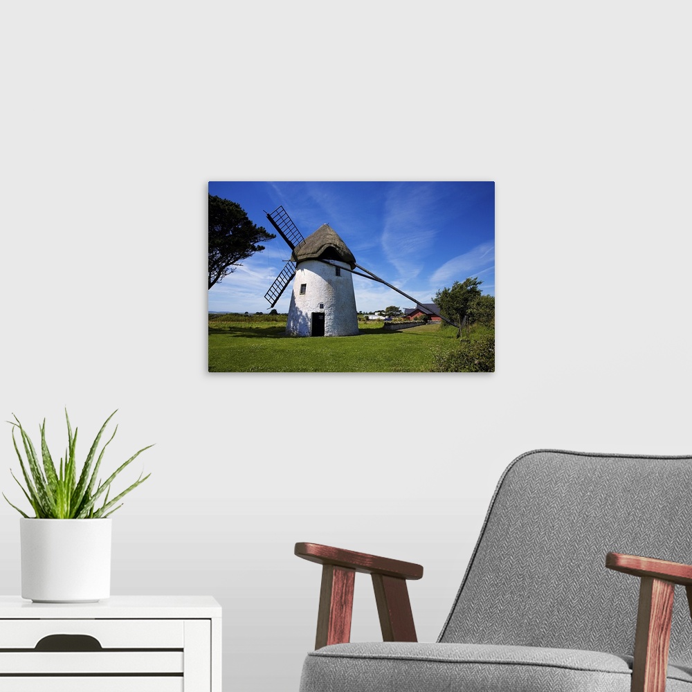 A modern room featuring Thatched Windmill, Tacumshane, County Wexford, Ireland
