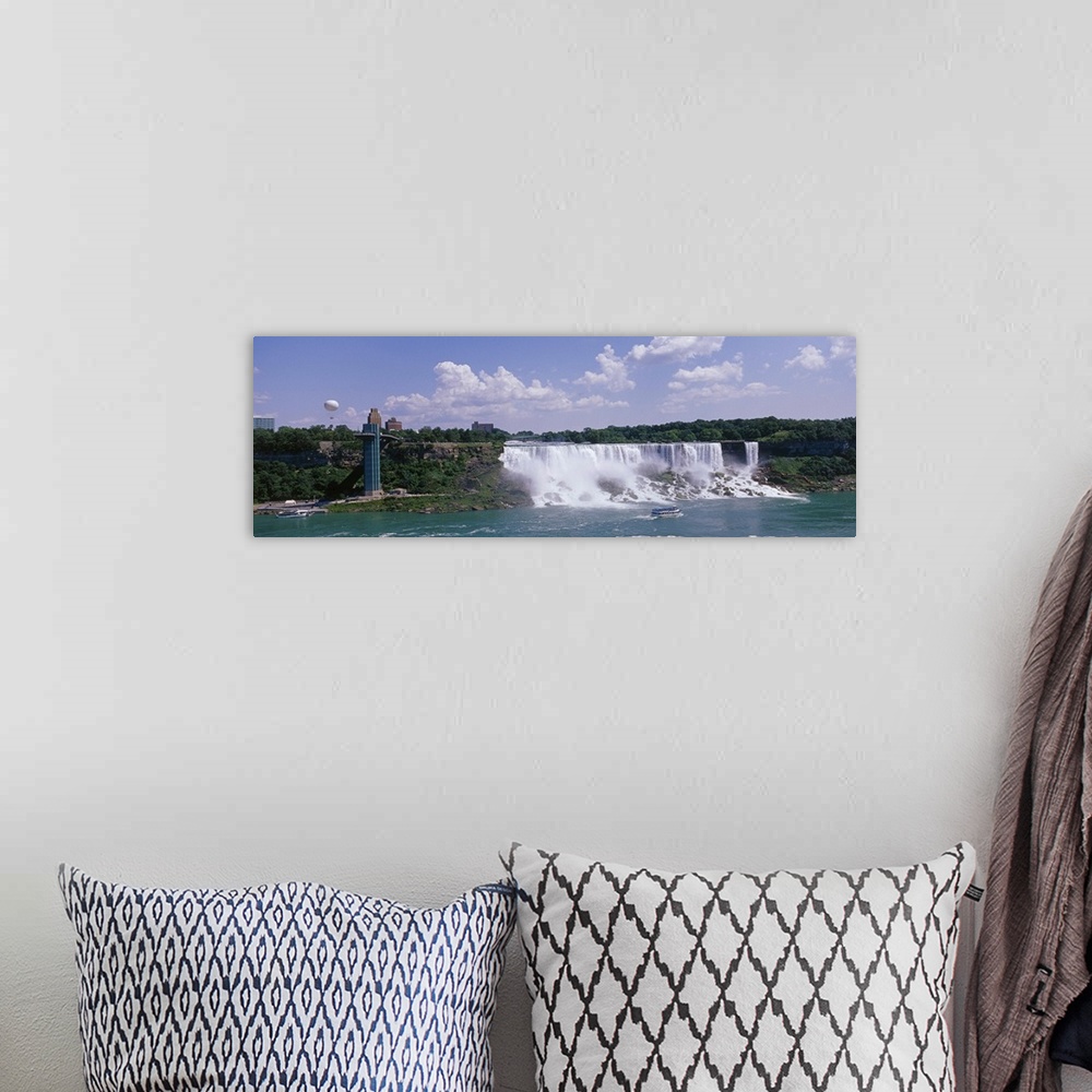 A bohemian room featuring The American Falls Niagara Ontario Canada